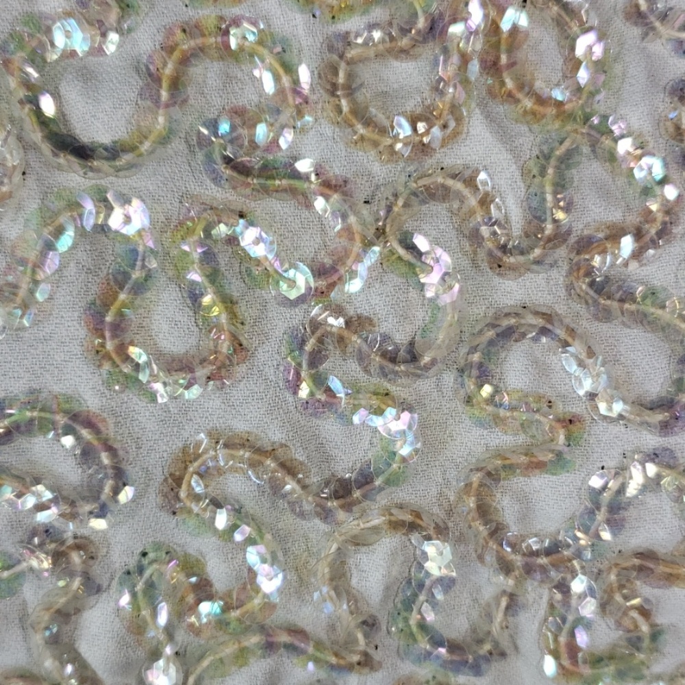 Vintage 1960s Gogo Spiegel sequined top Large - Picture 3 of 4